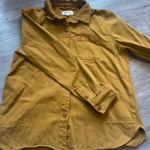 Alex Mill Ochre Utility Shirt Jacket